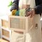 Bamboo Wooden Storage Box Cube Storage Organizer Bins Decorative Wood Square Basket Wood Crates Wicker Storage Cubes Basket